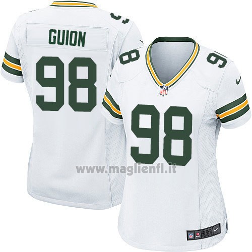 Maglia NFL Game Donna Green Bay Packers Guion Bianco